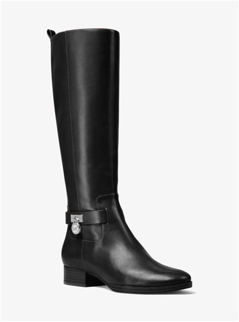 michael michael kors aileen leather boot|Michael Kors ryan leather boot.